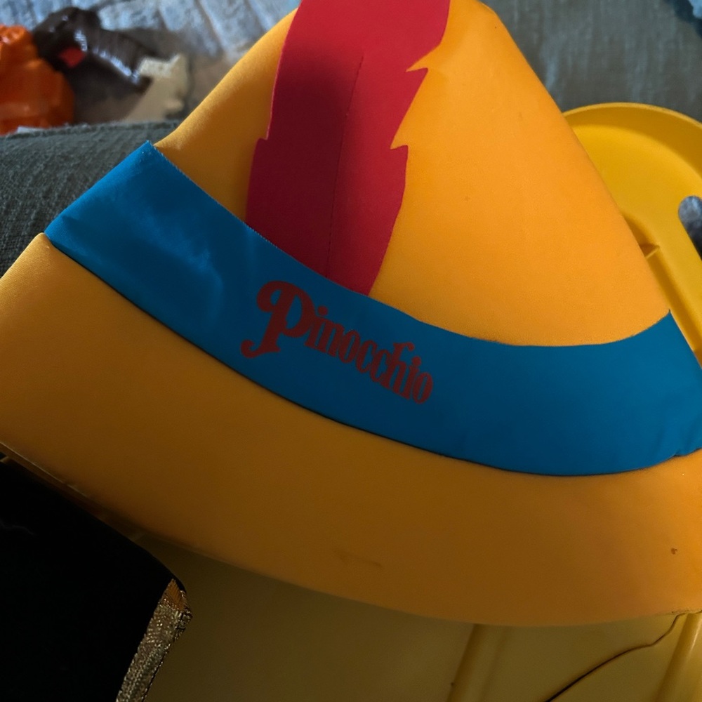 Disney Pinocchio Yellow and Blue Hat